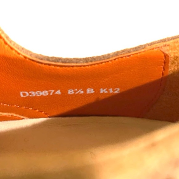 COLE HAAN Alisa Sequoia Oxford Wingtip Shoes, Brown and Orange - Picture 5 of 5